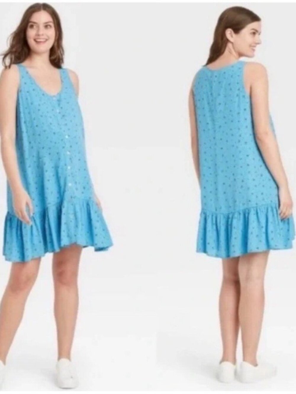 The Nines By Hatch M Maternity Dress Floral Swing size M